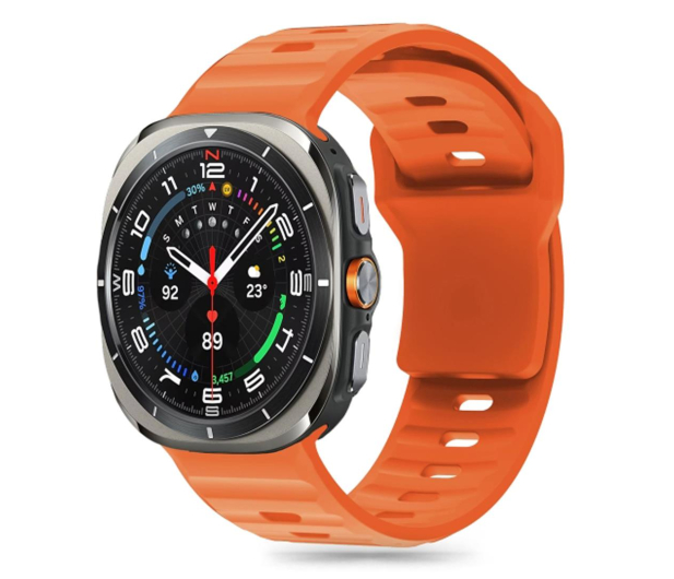 TECH-PROTECT Silicone Line do Galaxy Watch Ultra (47 mm) Orange 5906302376421 - 1290811 - zdjęcie